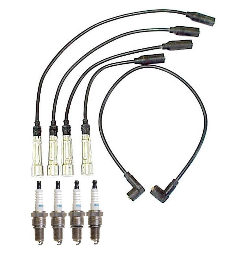 Audi VW Ignition Wire Kit (4 Pieces)  (Gap 0.027) 99917019090 - Denso